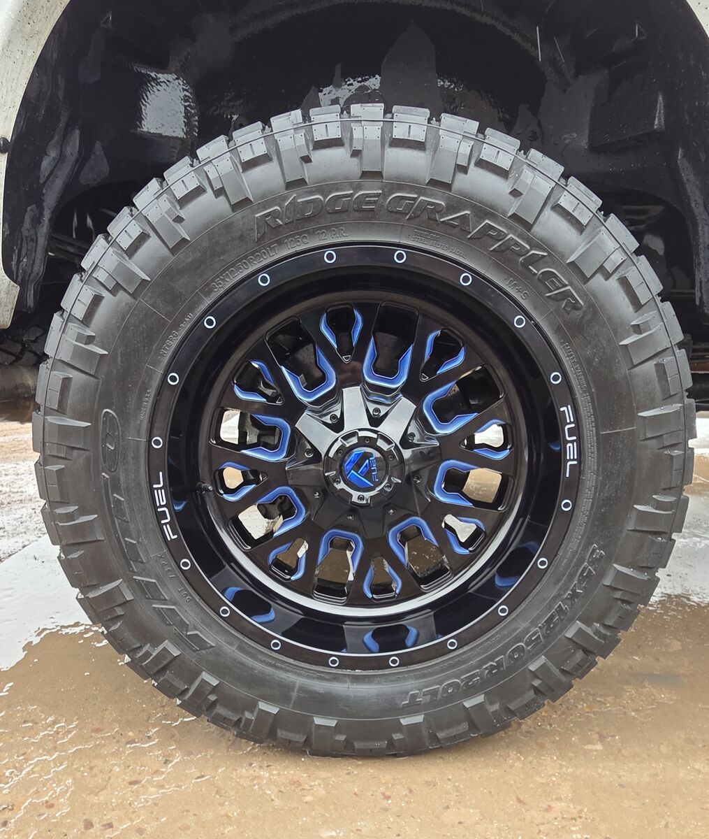 Ford F250 F350 8X170 Fuel wheels 35x12.50r20 tires