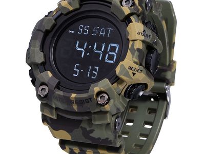 Activa Digital Camouflage Sports Watch Water Resistant, New with Tags