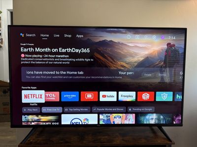 TCL 55" 4K UHD display with HDR10 support