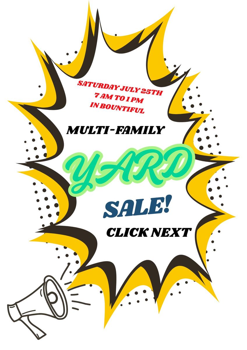 MULTI-FAMILY YARD SALE! IT'S CHRISTMAS IN JULY!