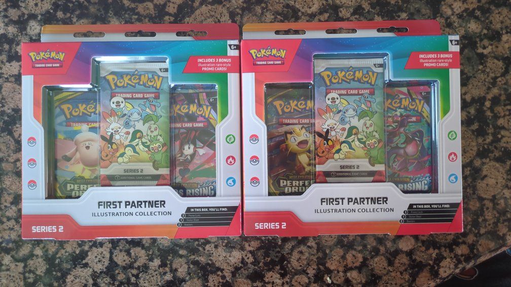 Pokémon TCG First Partner Illustration Collection Series 2 - 2 Bonus Packs & 3 Promo Cards