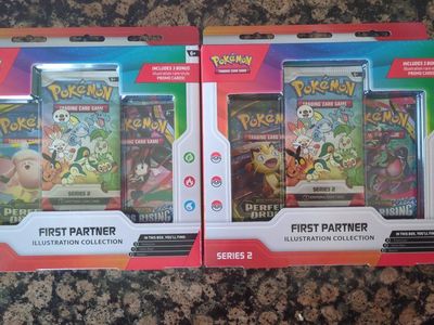 Pokémon TCG First Partner Illustration Collection Series 2 - 2 Bonus Packs & 3 Promo Cards