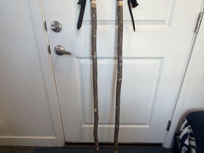 Praxis Wooden Ski Poles - 50"