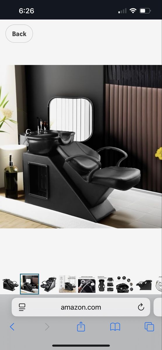 shampoo chair hair washing