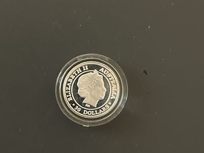 Australia Kookaburra 1 gram Silver Coin (1992-2012) - Mint State