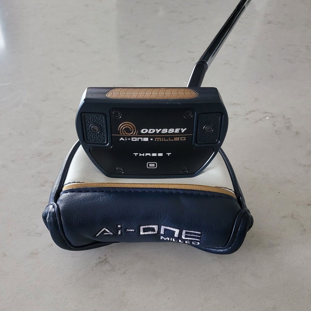 NEW-Odyssey Ai-One Milled Three T S Putter 35in