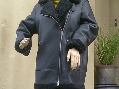 Shearling Aviator Inspired Leather Jacket by S.W.O.R.D. 6.6.44