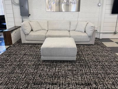 COSTCO DAYNA 4-PIECE FABRIC MODULAR SECTIONAL!