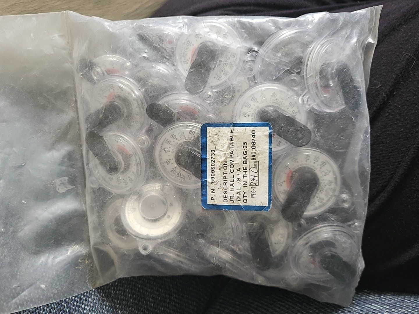 Bag full of Propane Gauges