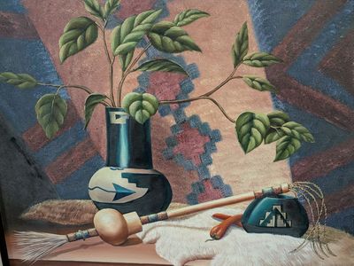 K. Hoskin Native Still Life Painting