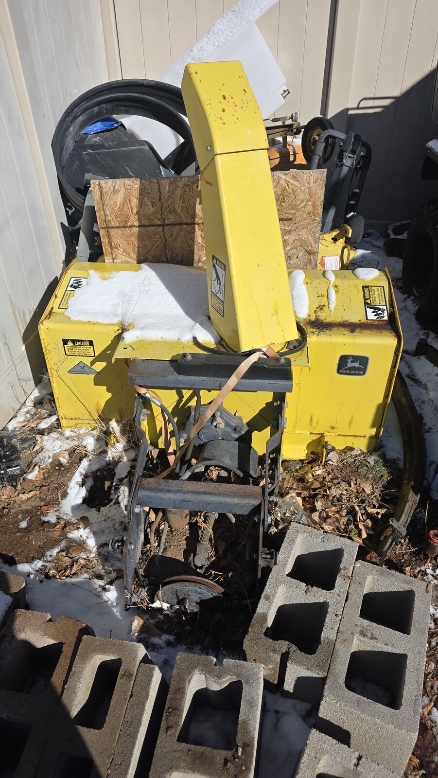 Johndeere 316 , 314 , 2 stage snow blower, 48" mower......