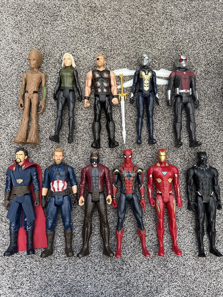 11 Avenger Characters Size Of A Barbie