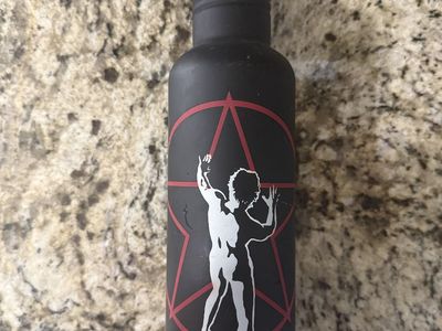 (collectible) Rush 2112 Starman Black Insulated Water Bottle Hydration Flask Band Merch
