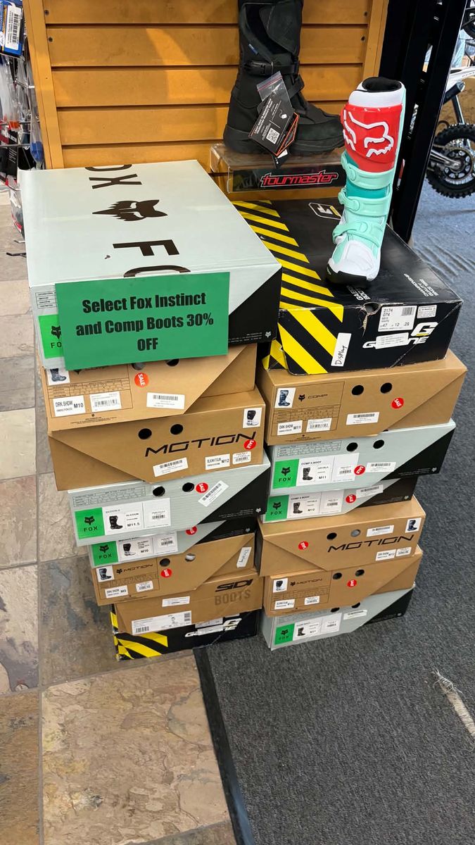 Fox Racing Boot Sale! Select Sizes and Colors