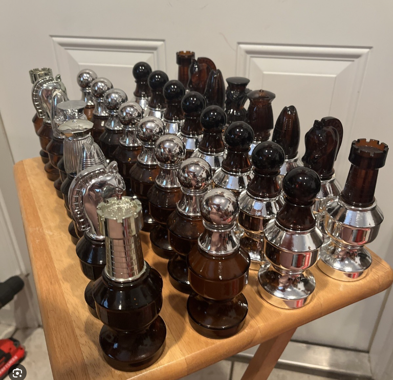 Avon Bottle Chess Set