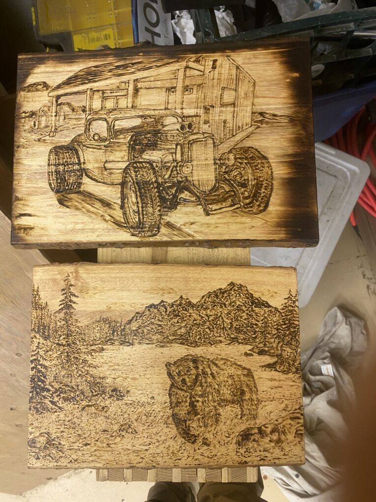 Custom Wood Burnings