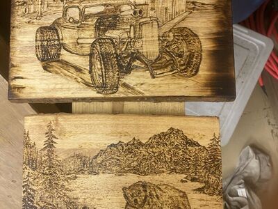 Custom Wood Burnings
