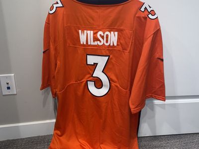 NFL Bronco’s Wilson #3 Nike On Field Jersey - Large - NEW