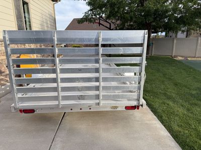 2024 Aluma 6.5 x 14 Aluminum Utility Trailer