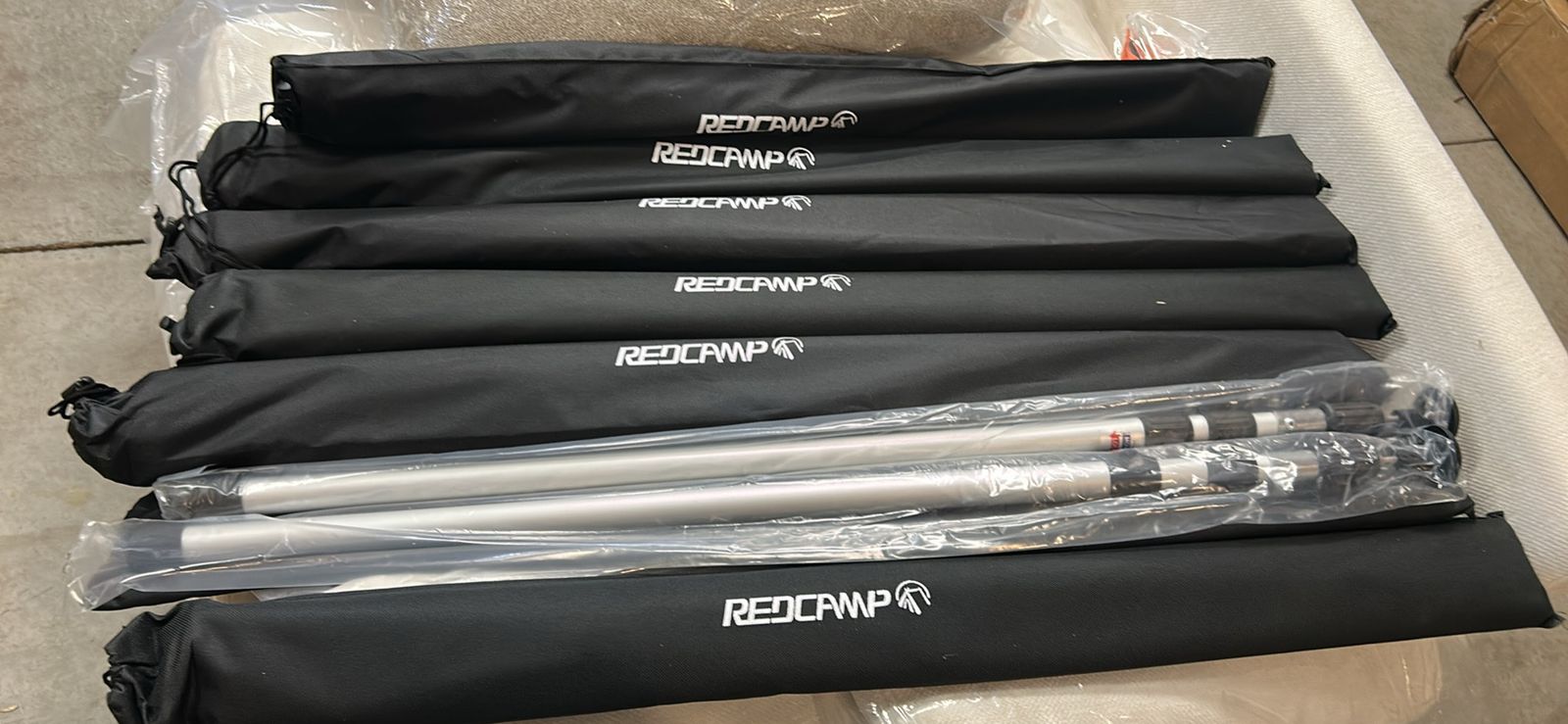 Redcamp Adjustable Tent Poles for Tarp & Awning (7 Pack) Camping & Outdoors
