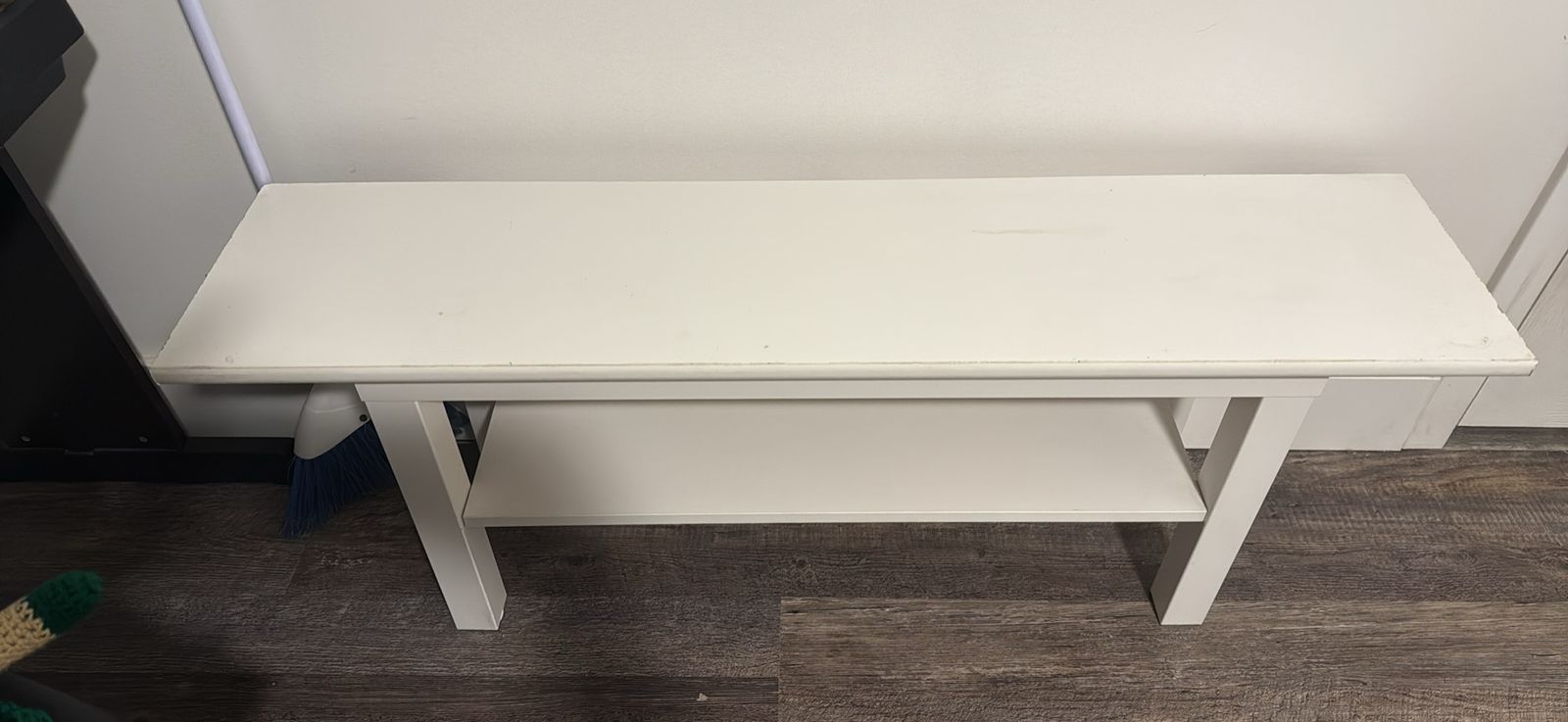 White Ikea TV Stand