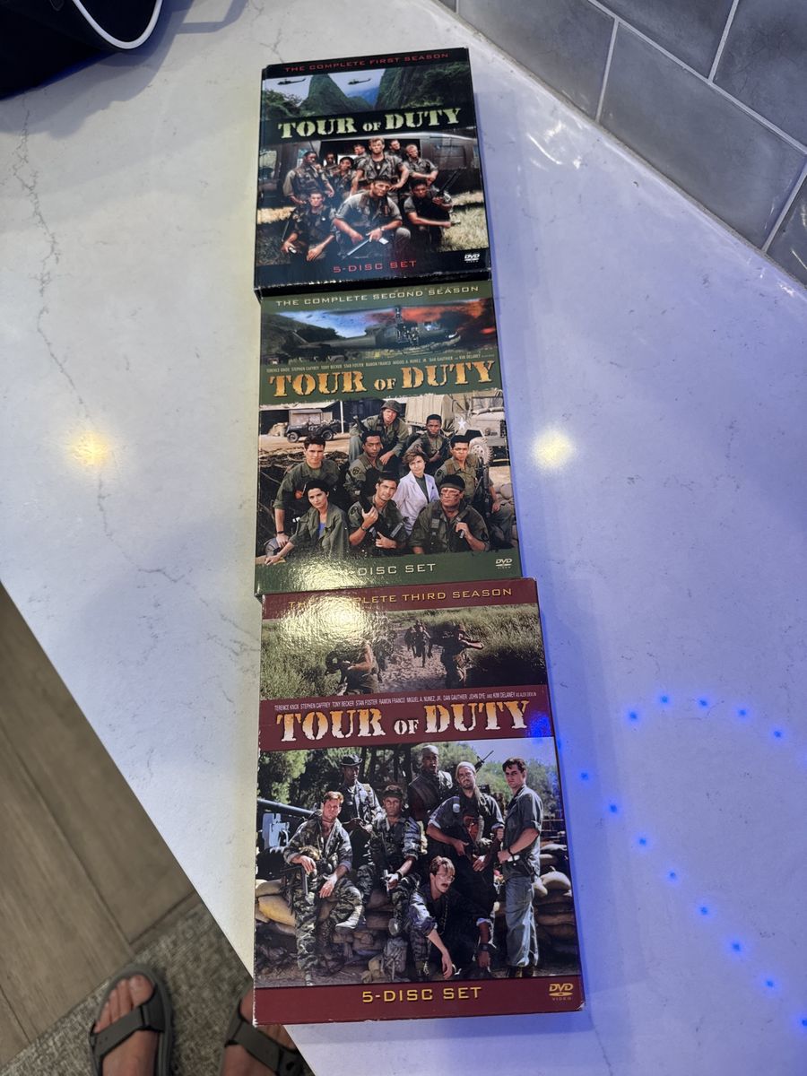Tour of Duty: The Complete Seasons 1-3 DVD 5-Disc Sets - Classic War Drama Collection