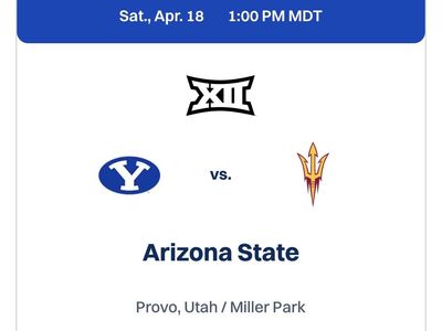 Byu Baseball Tickets Vs ASU