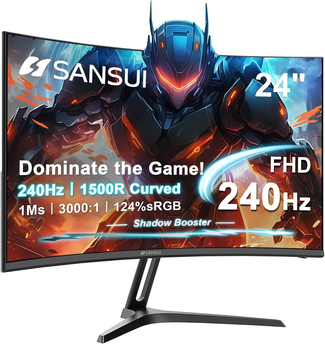 24" SANSUI Computer Monitor 240 Hz