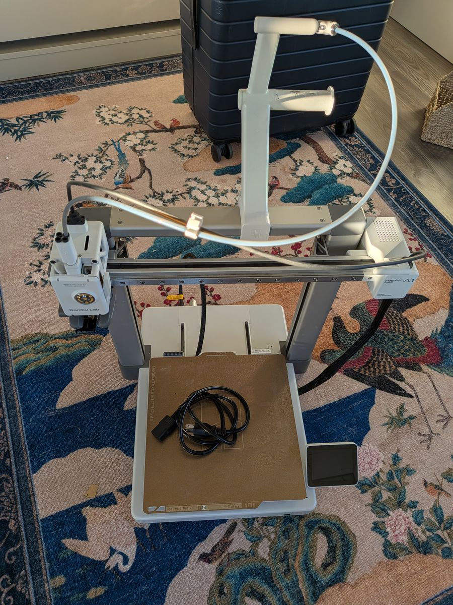 Bambu Lab A1 3D Printer - Recently Serviced, 2 Build Plates, Works Perfectly