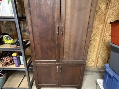 Moving Sale: storage cabinet - 4 doors