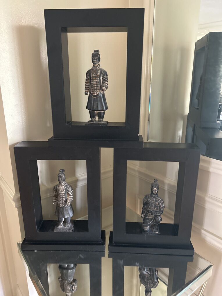 3- Chinese Terracotta Warriors Replica Set Asian