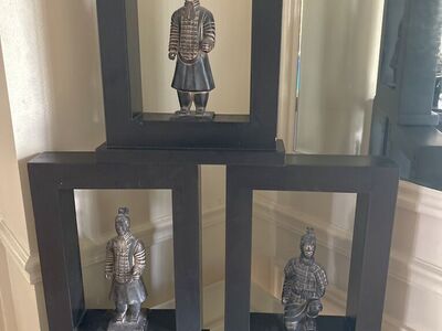 3- Chinese Terracotta Warriors Replica Set Asian