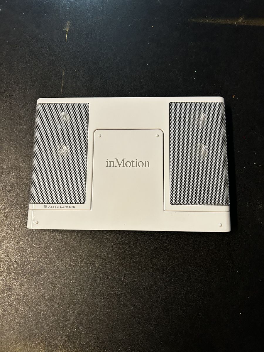 Altec Lansing Inmotion Speaker Used White