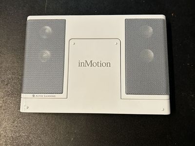 Altec Lansing Inmotion Speaker Used White