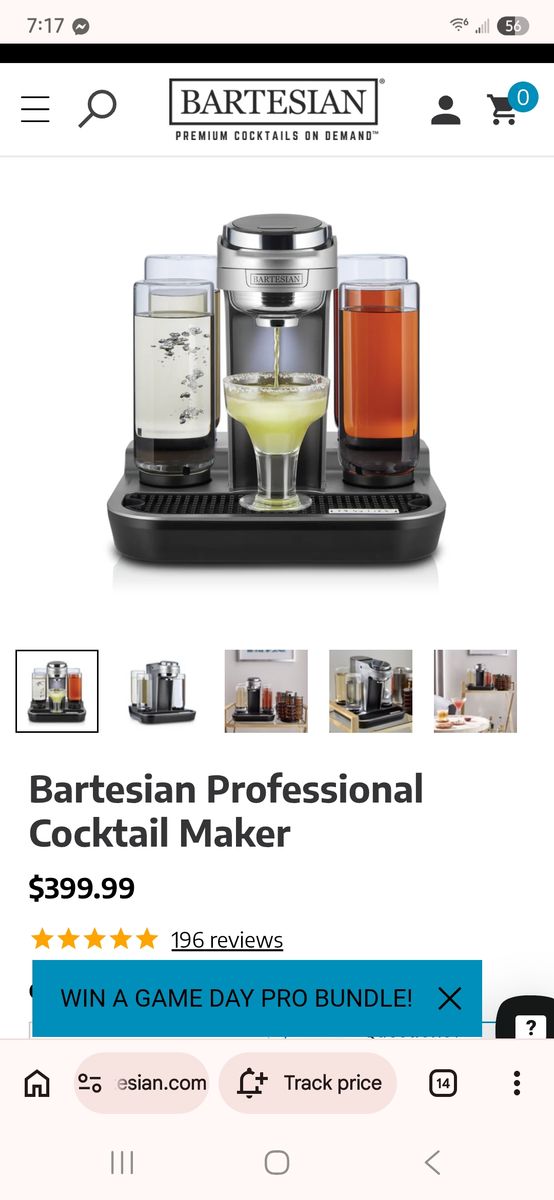 Bartesian cocktail maker