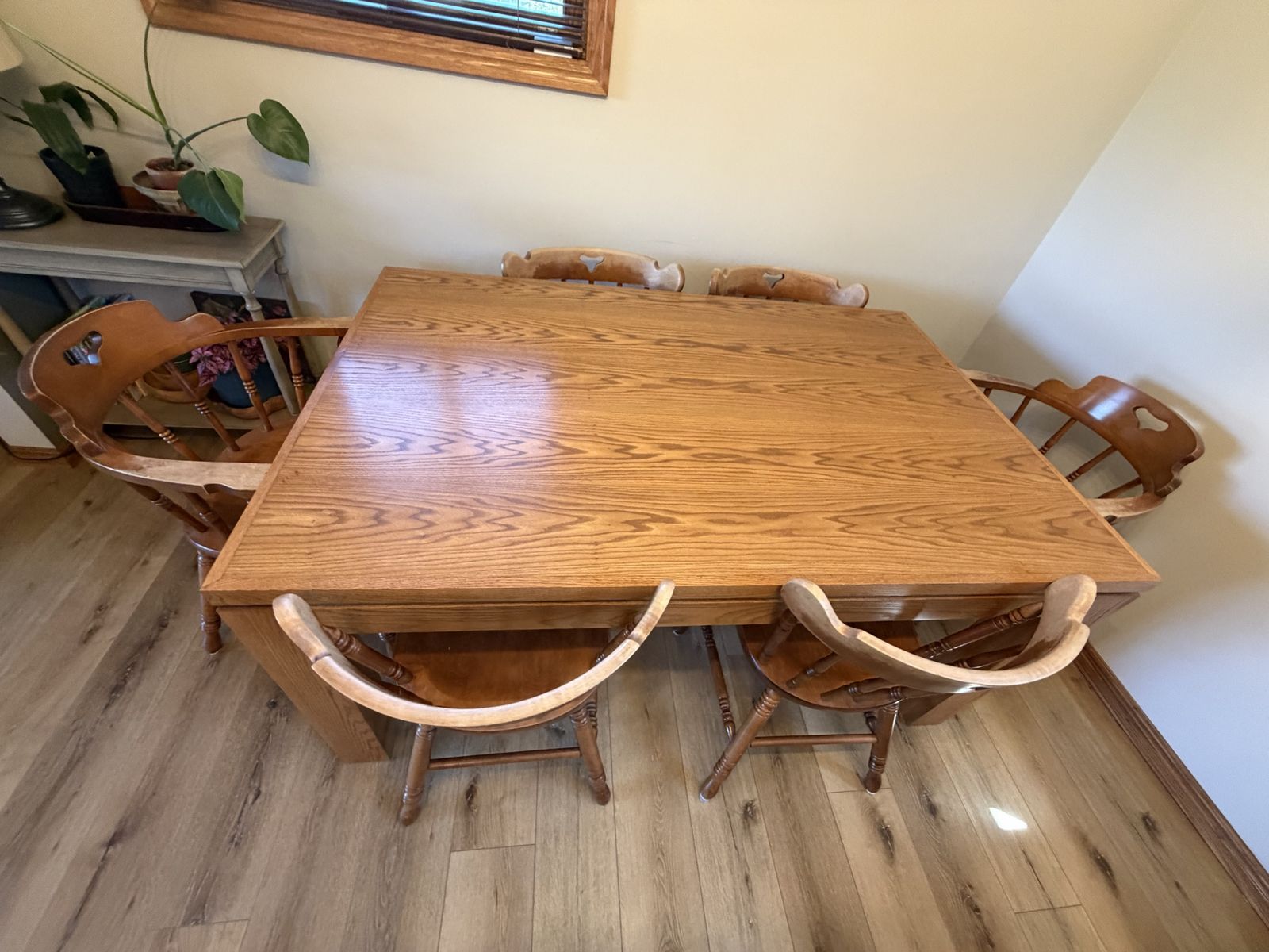 Solid Oak Dining Table
