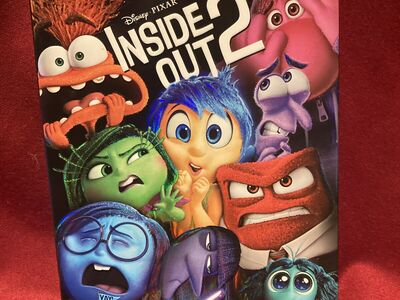 Disney Pixar Inside Out 2 Blu Ray & DVD