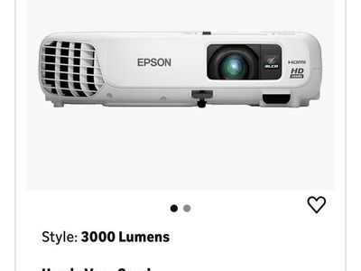 Epson PowerLite Home Cinema 730HD 720p 3LCD Projector