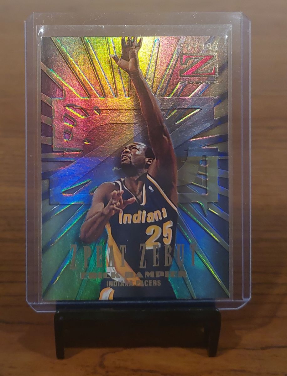 1997-98 Z-Force Z-Peat Zebut Erick Dampier #5 of 20 Pacers Rare Insert
