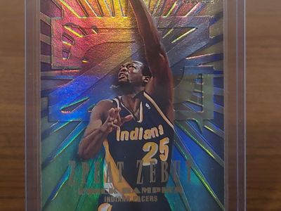 1997-98 Z-Force Z-Peat Zebut Erick Dampier #5 of 20 Pacers Rare Insert