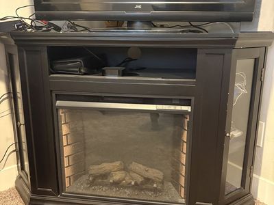 Electric Fireplace TV Stand / Media Console with Working Heater