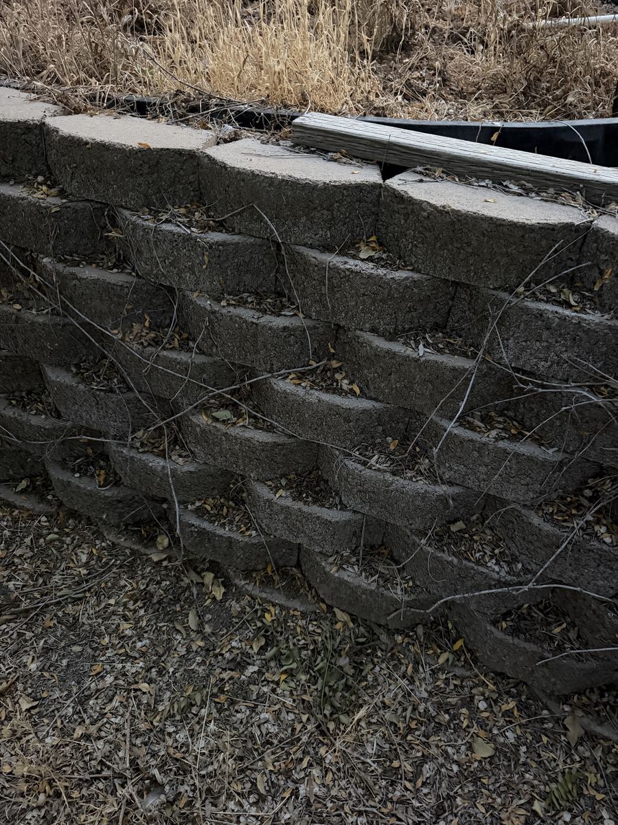 Decorative retaining wall blocks