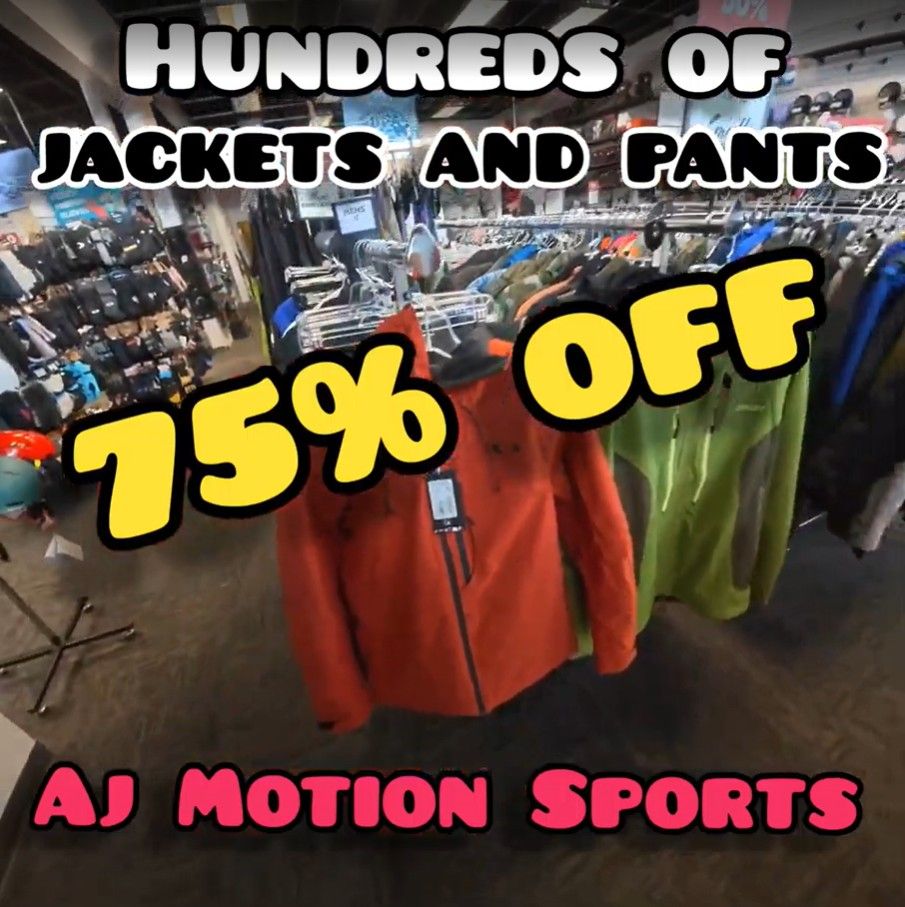 UP TO 75% OFF CLOTHING –STARTS TODAY