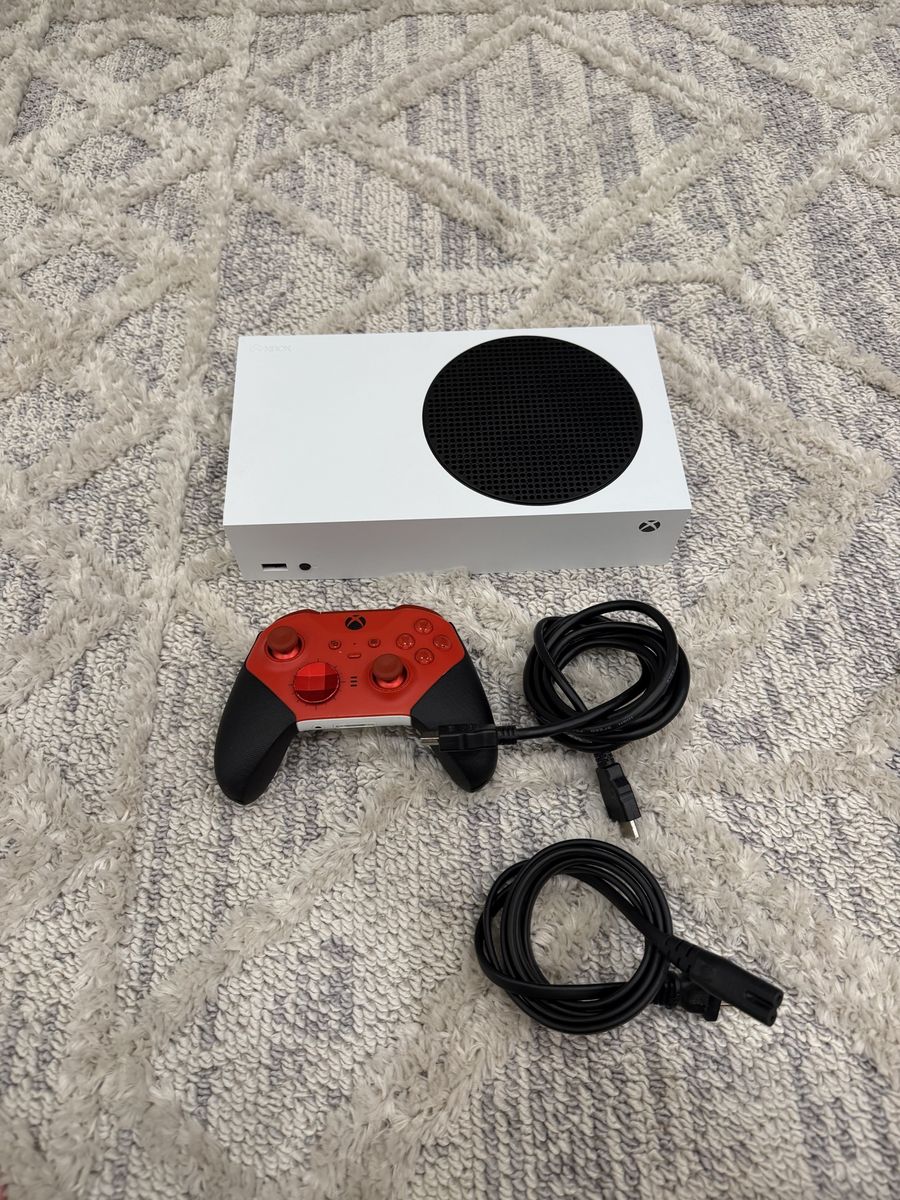 Xbox Series S Console with Custom elite  Controller and Cables - Excellent Condition