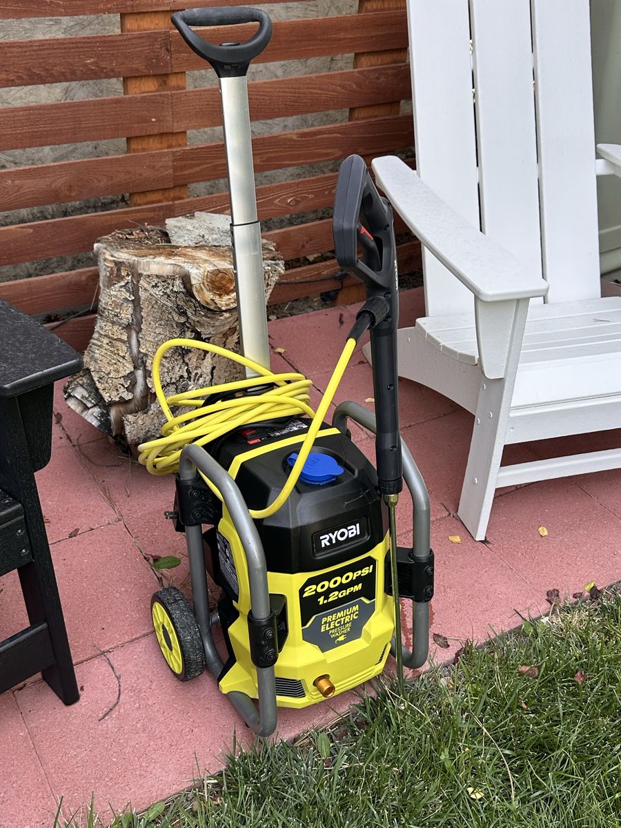 Ryobi 2000 PSI 1.2 GPM Electric Pressure Washer with Hose & Spray Wand