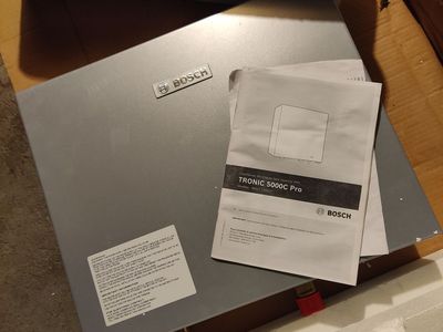 Tankless water heater, Bosch 5000pro