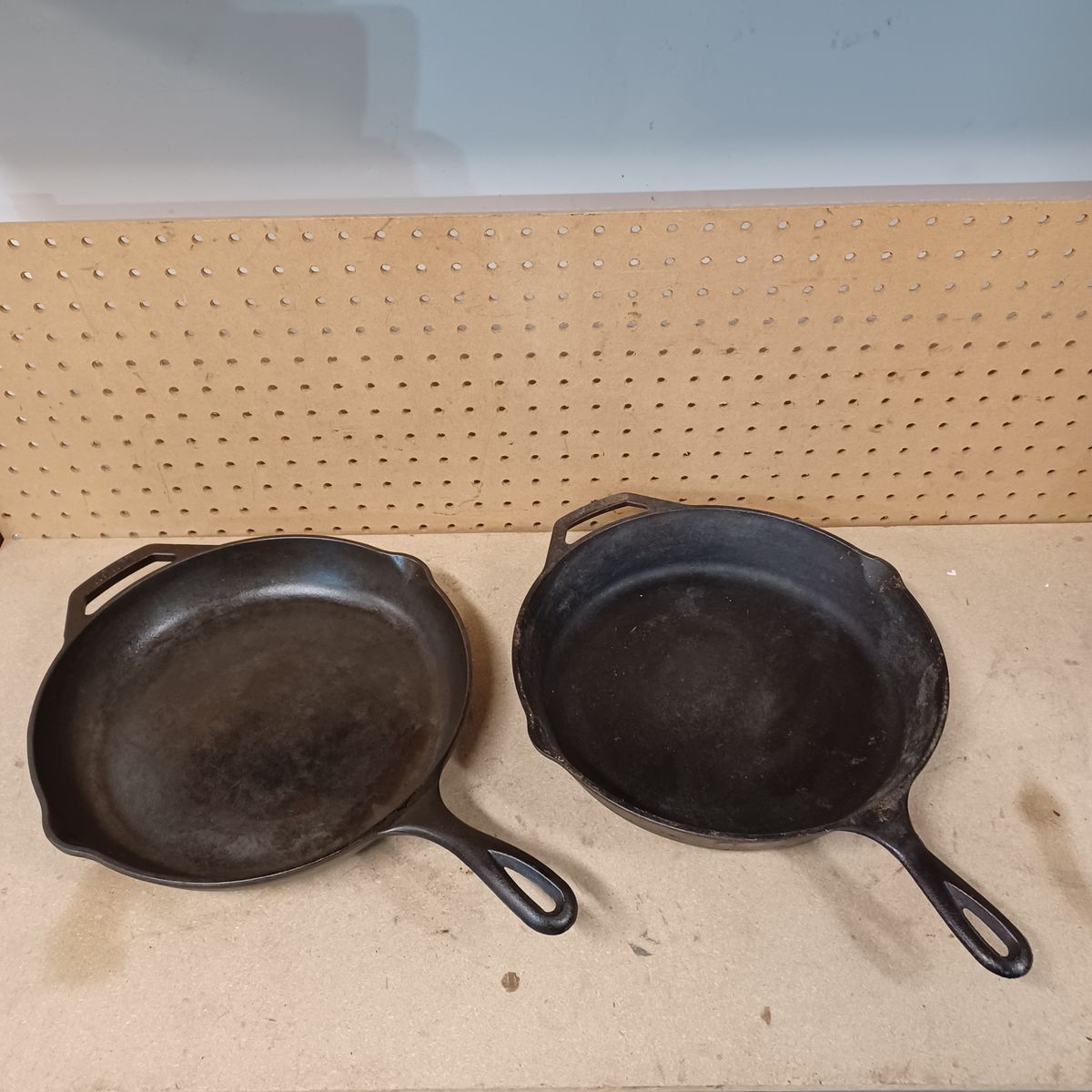 Lodge cast iron skillets $25 ea.