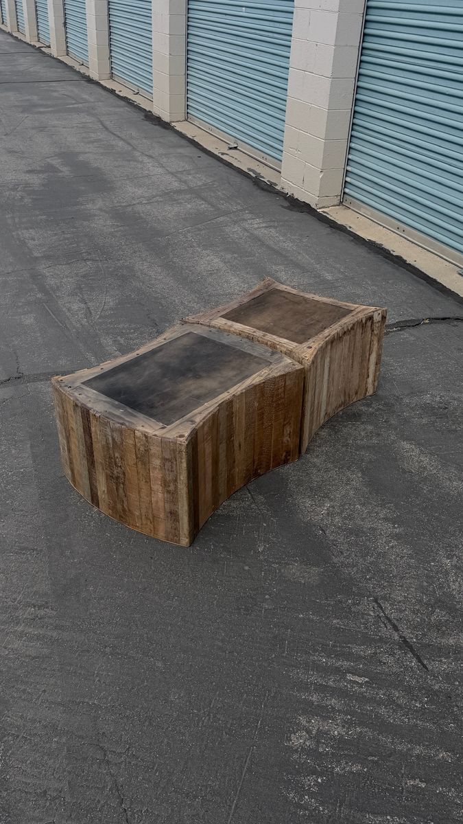 Rustic Geometric Coffee Table