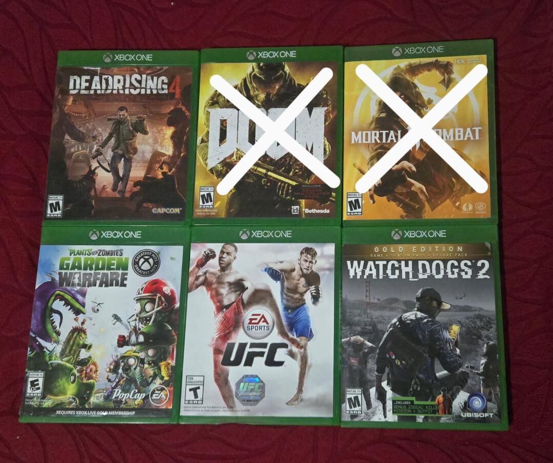 Xbox One games $5 each including Ufc! Trades considered!