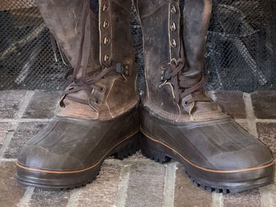 LaCrosse Men's Waterproof Leather Winter Duck Boots Size 8